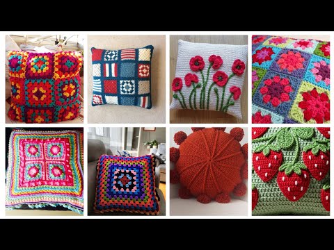 Видео: Красивые и стильные дизайны подушек для вязания крючком #уникальные новые идеи для чехлов подушек