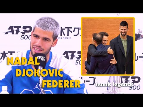 Видео: Карлосу Алькарасу задали вопрос о BIG 3... Его ответ...