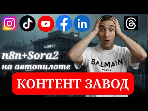 Видео: Как БЫСТРО создать КОНТЕНТ ЗАВОД на n8n и ОБОЙТИ конкурентов