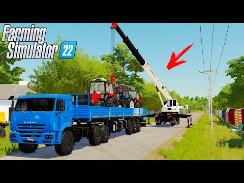 Видео: КУПИЛИ НОВЫЕ ТРАКТОРА НА ФЕРМУ. НОВЫЙ КРАН ДЛЯ ФЕРМЫ. FARMING SIMULATOR 22