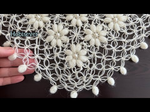 Видео: Простое и быстрое вязание крючком треугольных шалей с жемчугом для начинающих Узор / края шали