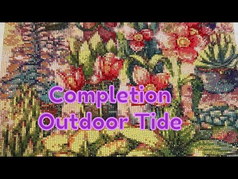 Видео: Завершение алмазной картины от Outdoor Tide