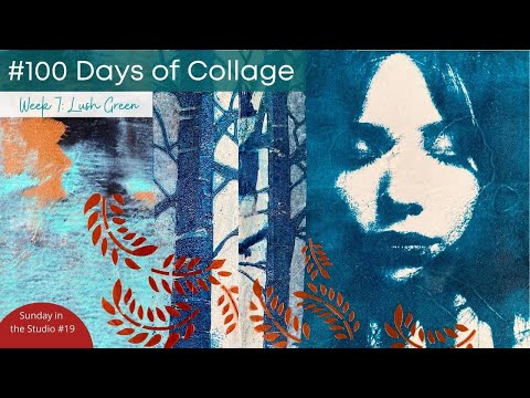 Видео: Эта техника преобразит ваше искусство коллажа — 100 дней коллажа — неделя 7