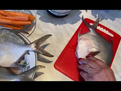 Видео: Рыба-Помпано👍 вкуснее дорадо. Попробовать нужно