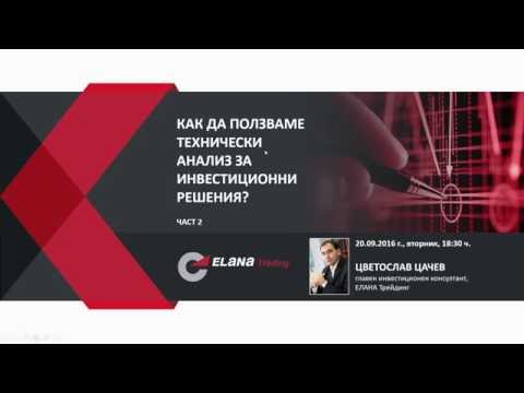 Видео: Онлайн семинар: Как да ползваме техническия анализ за инвестиционни решения – Част II