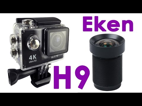 Видео: Камера Eken H9 как разобрать, замена объектива исправление искажений