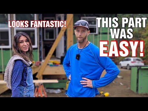 Видео: Это был самый плавный шаг, и теперь строительство нашего домика станет сложнее