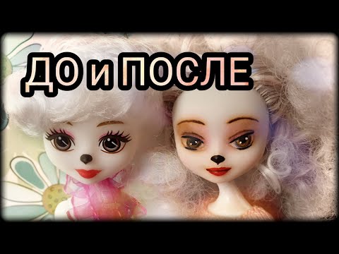 Видео: ООАК на подделке энчантималс я прошила ей волосы и изменила лицо