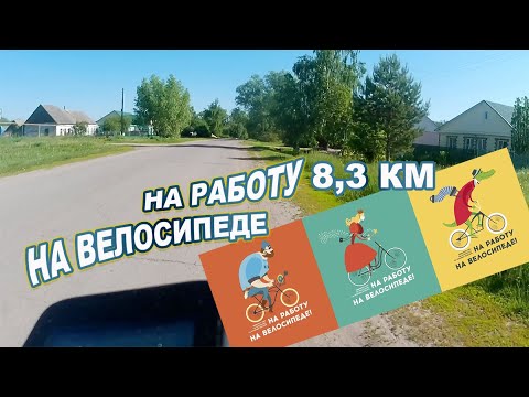 Видео: На работу на велосипеде, 8,3 км