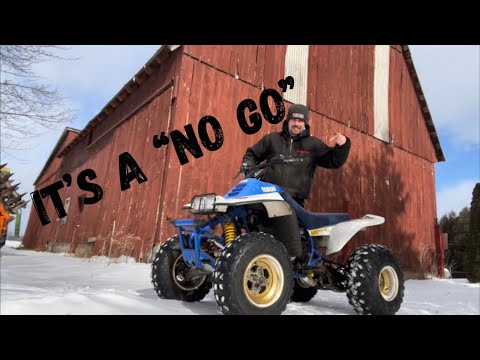 Видео: Yamaha Warrior 350 не заводится