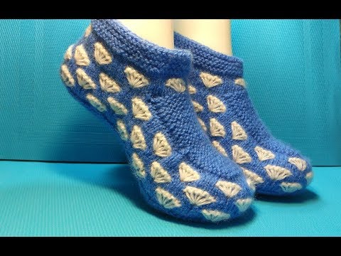 Видео: ТАПОЧКИ СПИЦАМИ #277