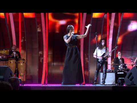 Видео: Нюша -Только - Новая Волна 2014, Торжественное открытие (feed, HD)