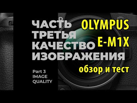 Видео: Olympus OM-D E-M1X - часть 3 - Качество изображения