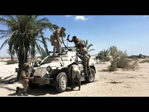 Видео: Армейские механики захватили немецкий Sd.Kfz 222 — и были шокированы, узнав, что его 8-мм броня не