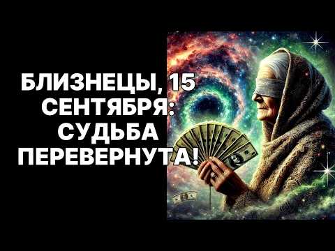 Видео: 🔴15 Сентября 2025: Близнецы♊, ваша ЖИЗНЬ не будет прежней😉❗
