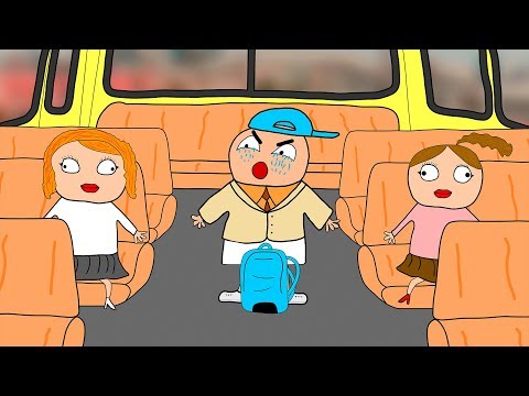 Видео: Случай в ШКОЛЬНОМ АВТОБУСЕ