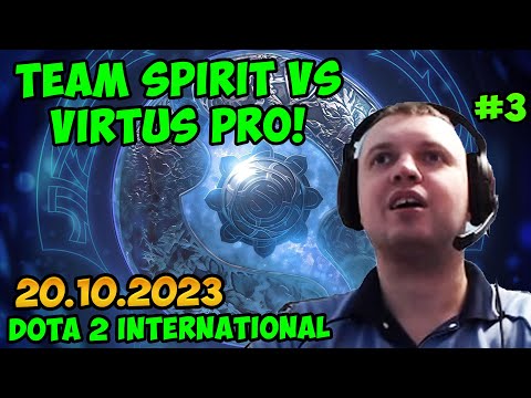 Видео: Папич комментирует Dota 2 International 2023! Team Spirit vs Virtus Pro! 3