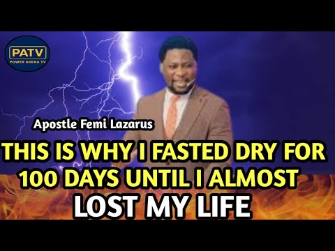 Видео: Вот почему я постился 100 дней, пока чуть не потерял жизнь | Апостол Феми Лазарус