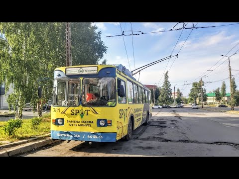Видео: Троллейбус, маршрут №5 МТрЗ-6223 б.381 (Бывший №6314) (04.07.2022) Петрозаводск
