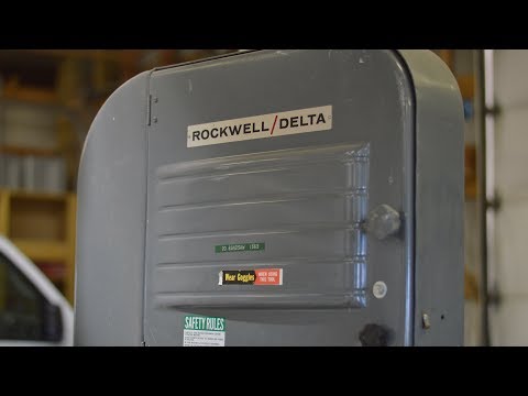 Видео: Реставрация, переделка, обновление ленточных пил. Новое — в дело, старое — в дело. Rockwell Delta