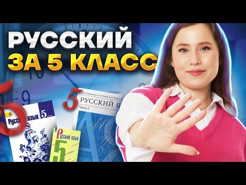 Видео: ВЕСЬ русский язык за 5 класс за 20 МИНУТ | Русский язык ОГЭ | Умскул
