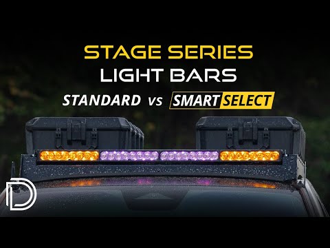 Видео: Standard против SmartSelect: выбор правильной световой панели серии Stage | Diode Dynamics