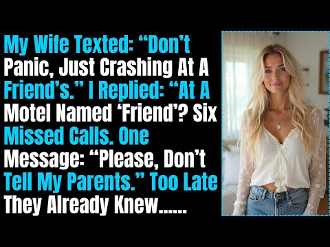 Видео: Жена написала: «Не паникуй, просто ночую у друга». Я ответил: «В мотеле под названием „Друг“?..