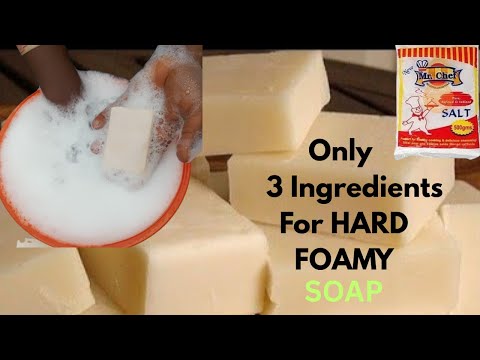 Видео: Как сделать твердое мыло с солью — рецепт мыла с высокой пеной и стойкостью