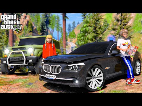 Видео: НАШЛИ В ЛЕСУ ЗАБРОШЕННУЮ ПРАВИТЕЛЬСТВЕННУЮ BMW 750! ВОССТАНОВИЛИ БМВ! ОПЕРСКАЯ ЕЗДА В GTA 5 🌊ВОТЕР