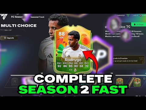 Видео: САМЫЙ БЫСТРЫЙ СПОСОБ ЗАВЕРШИТЬ ПРОПУСК 2-ГО СЕЗОНА В FC 26!