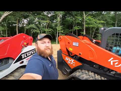 Видео: Сравнение мини-погрузчиков: Takeuchi TL12V2 и Kubota SVL 97-2