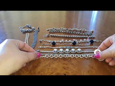 Видео: Мои серебряные браслеты. 💖