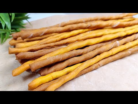 Видео: Хрусткі гарбузові палички. Палички Грісіні. Італійські хлібні палички.Без дріжджів.