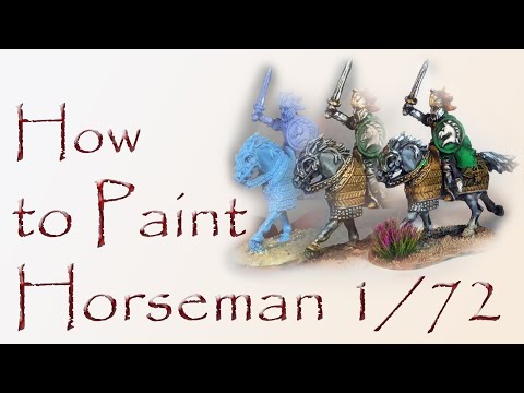 Видео: How I paint horsemen 1/72. Steppes Warriors. Light Alliance. як я фарбую вершників  1/72