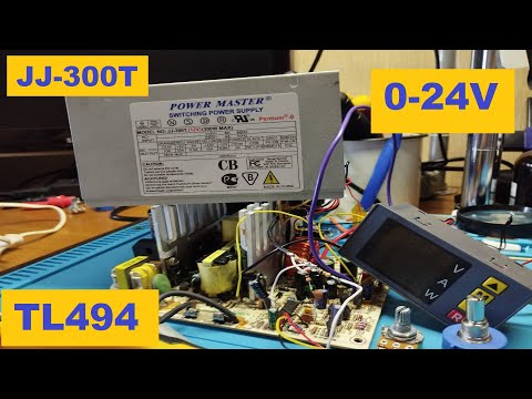 Видео: Переделка блока питания Power Master JJ-300T в регулируемый. Особенности переделки блока питания ATX