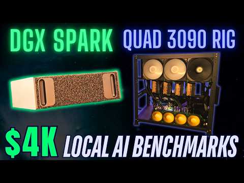Видео: Локальные тесты ИИ DGX Spark и Quad 3090s — лучшая установка за $4 тыс.?