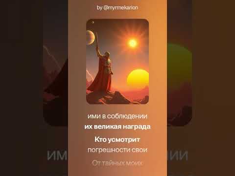 Видео: Псалом 18