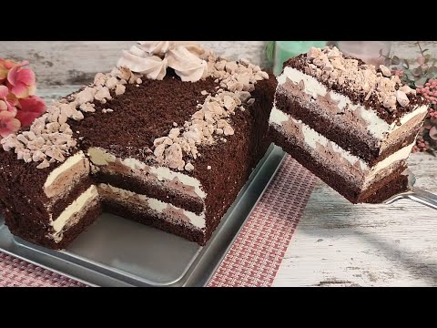 Видео: Знаменитый нереально вкусный Бюджетный торт ЩЕЛКУНЧИК! С шоколадным безе!