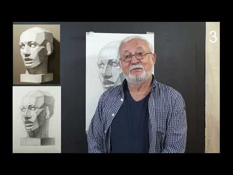 Видео: конструктивный рисунок для начинающих ч. 3