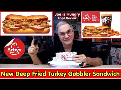 Видео: Обзор нового сэндвича с индейкой, жареной во фритюре, от Arby's * Джо голоден 🍗🥪😋