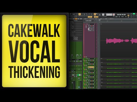 Видео: Трюк с усилением вокала в Cakewalk от Bandlab