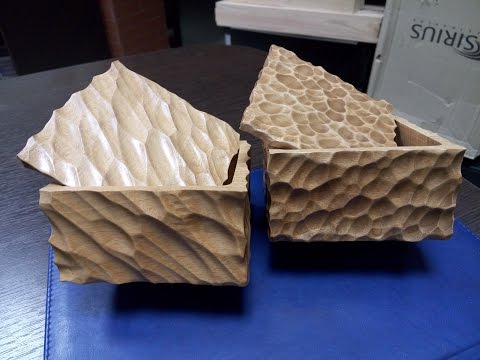 Видео: Шкатулки с текстурой на станке ЧПУ /Wooden boxes with texture