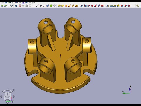 Видео: FreeCAD Часть 64. Пример создания модели