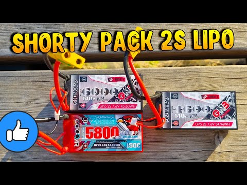 Видео: Реальное сравнение батарей LiPo Short Pack \ Gaoneng 4600mah \ Coddar 5800mah \ Gaoneng 6000mah