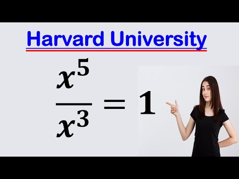 Видео: Решение вступительного экзамена в Гарвардский университет |x=?
