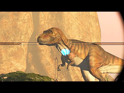 Видео: Carnivores: Dinosaur Hunter Reborn / Охота на Тирекса / Топ снаряжение / Карта: Basmachee Rocks Dusk