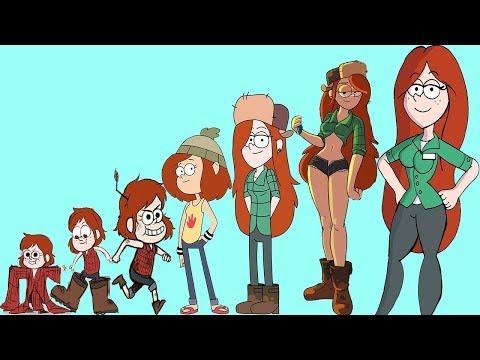 Видео: Гравити Фолз Как росли и менялись