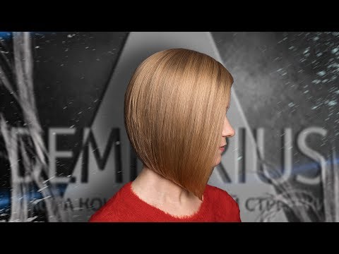 Видео: Demetrius | Каре на удлинение на натуральных волосах | Укладывать каре | Стрижка на короткие волосы