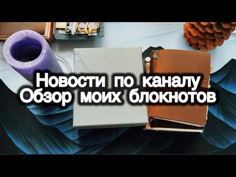 Видео: Обзор моих блокнотов