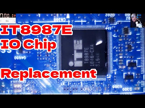 Видео: HP 14-cm0598 неисправен, нет питания, ремонт - замена микросхемы SIO/EC/Startup IT8987